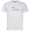 Чоловіча футболка Jaguar logo та назва Білий Чоловіча футболка Jaguar logo та назва Білий фото