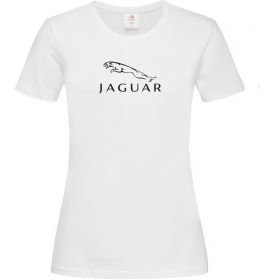 Жіноча футболка Jaguar logo та назва Жіноча футболка Jaguar logo та назва