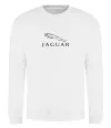 Світшот Jaguar logo та назва Білий фото