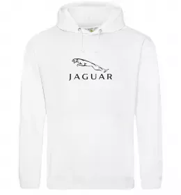 Жіноча толстовка (худі) Jaguar my drugs Білий фото