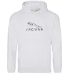Жіноча толстовка (худі) Jaguar logo та назва Сірий меланж Жіноча толстовка (худі) Jaguar logo та назва Сірий меланж фото