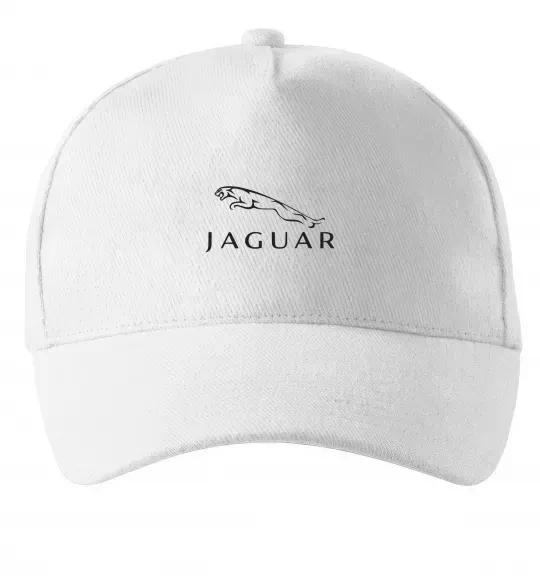 Кепка Jaguar logo та назва Білий фото