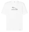 Футболка Оверсайз Jaguar logo та назва Белый фото