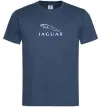Чоловіча футболка Jaguar logo та назва Темно-синій Чоловіча футболка Jaguar logo та назва Темно-синій фото