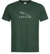 Чоловіча футболка Jaguar logo та назва Темно-зелений Чоловіча футболка Jaguar logo та назва Темно-зелений фото