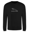 Свитшот Jaguar logo та назва Черный фото