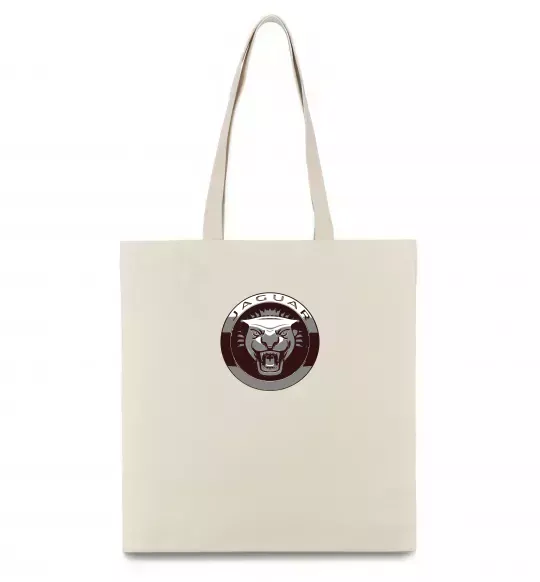 Еко-сумка Jaguar значок Бежевий фото