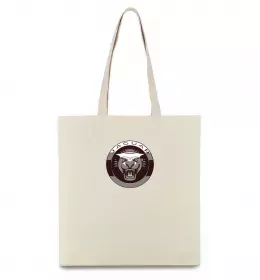 Эко-сумка Jaguar значок Бежевый фото