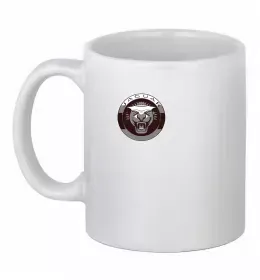 Чашка керамическая You can drive Jaguar Белый фото