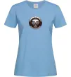 Женская футболка Jaguar значок Голубой фото