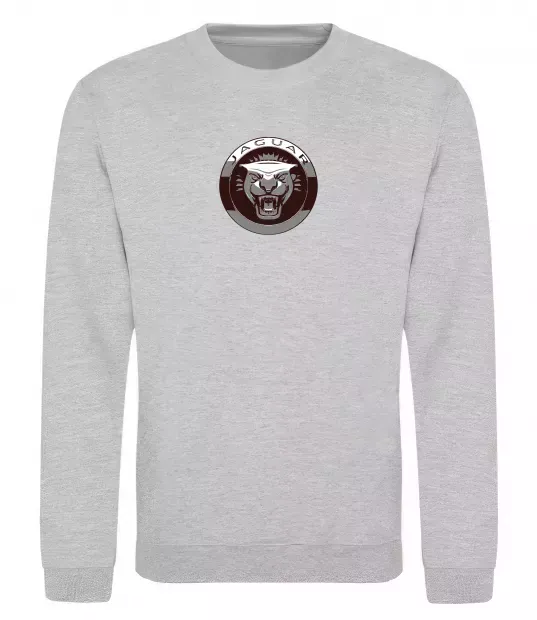 Світшот Jaguar значок Сірий меланж фото