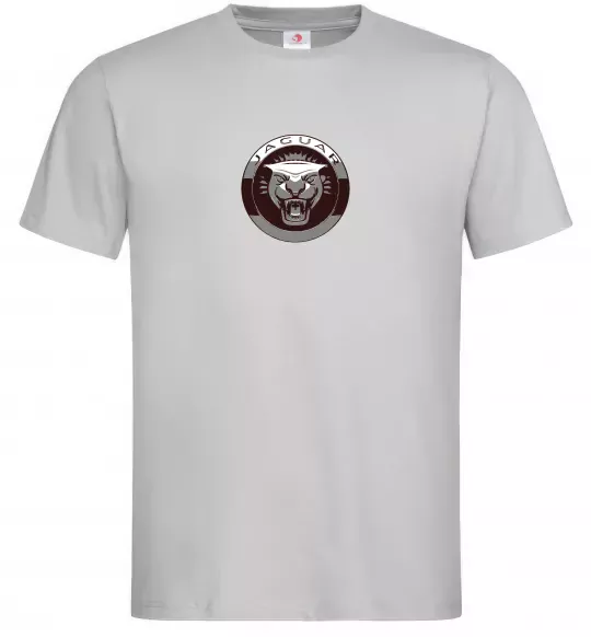 Чоловіча футболка Jaguar значок Сірий фото