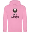 Чоловіча толстовка (худі) Jaguar my drugs Рожевий фото