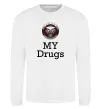 Свитшот Jaguar my drugs Белый фото