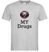 Чоловіча футболка Jaguar my drugs Сірий фото