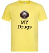 Чоловіча футболка Jaguar my drugs Лимонний фото