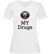 Жіноча футболка Jaguar my drugs Білий фото