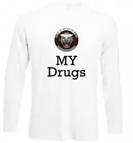 Лонгслив You can drive Jaguar Черный фото