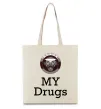 Еко-сумка Jaguar my drugs Бежевий фото