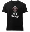 Чоловіча преміум футболка Jaguar my drugs Чорний фото