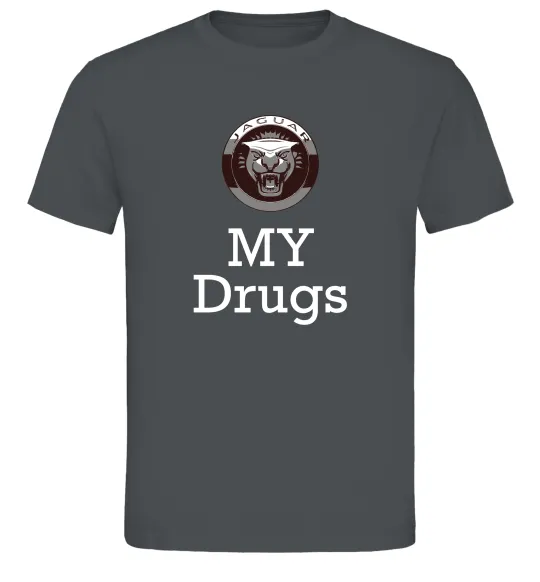 Чоловіча футболка Jaguar my drugs Графіт фото