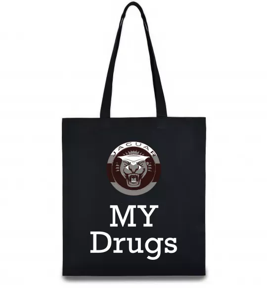 Еко-сумка Jaguar my drugs Чорний фото