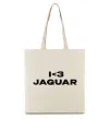 Еко-сумка I <3 Jaguar Бежевий фото