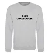Свитшот I <3 Jaguar Серый меланж фото