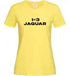 Женская футболка I <3 Jaguar Лимонный фото
