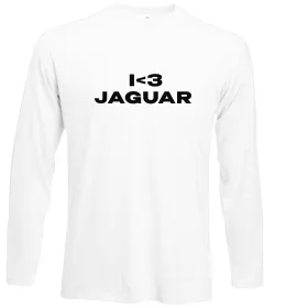Лонгслив Jaguar значок Белый фото