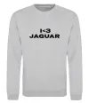 Свитшот I <3 Jaguar Серый меланж фото