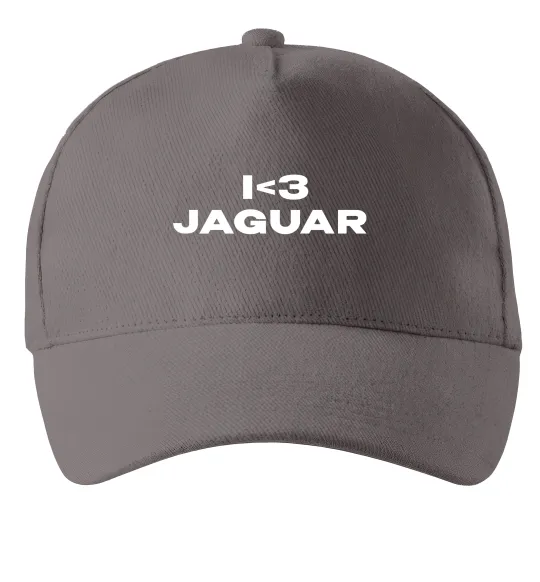 Кепка I <3 Jaguar Сірий фото