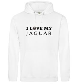 Женская толстовка (худи) I love my Jaguar Женская толстовка (худи) I love my Jaguar