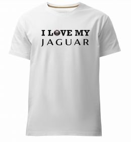 Чоловіча преміум футболка I love my Jaguar