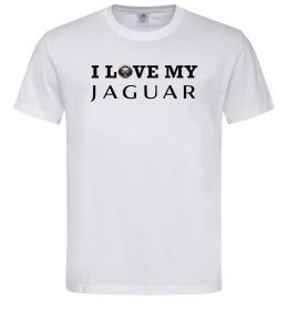 Мужская футболка I love my Jaguar