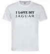 Чоловіча футболка I love my Jaguar Білий фото