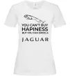 Жіноча футболка You can drive Jaguar Білий фото