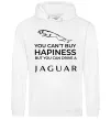 Женская толстовка (худи) You can drive Jaguar Белый Женская толстовка (худи) You can drive Jaguar Белый фото