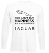 Лонгслив You can drive Jaguar Белый фото