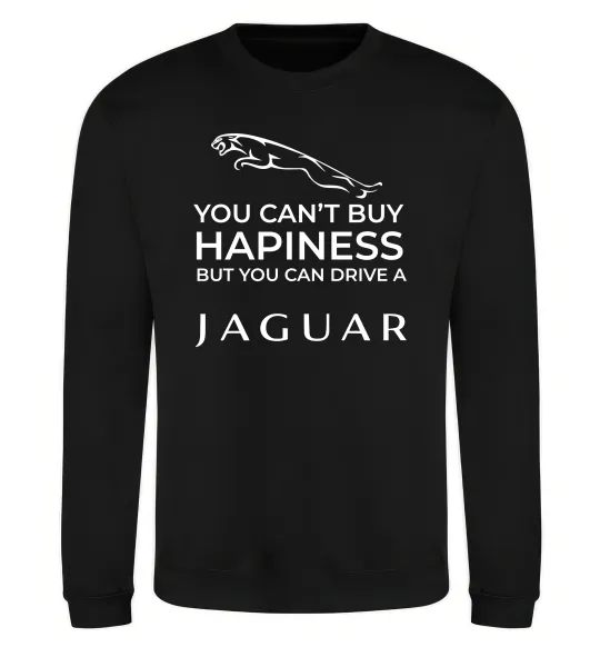 Свитшот You can drive Jaguar Черный фото