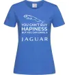 Жіноча футболка You can drive Jaguar Яскраво-синій фото