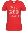 Жіноча футболка You can drive Jaguar Червоний фото
