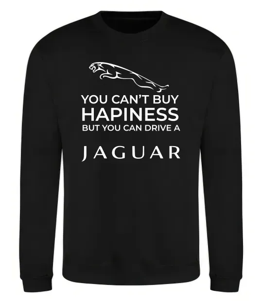 Свитшот You can drive Jaguar Черный фото