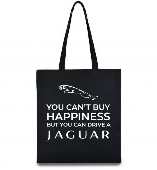 Эко-сумка You can drive Jaguar Черный фото