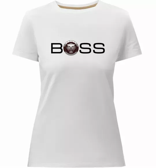 Женская премиум футболка Jaguar Boss Белый фото