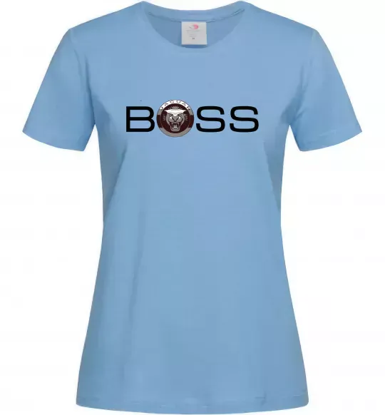 Жіноча футболка Jaguar Boss Блакитний фото
