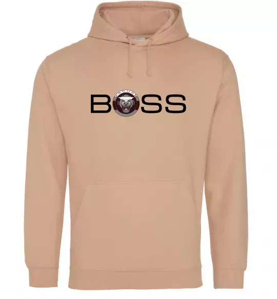 Женская толстовка (худи) Jaguar Boss Песочный фото