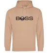 Женская толстовка (худи) Jaguar Boss Песочный фото