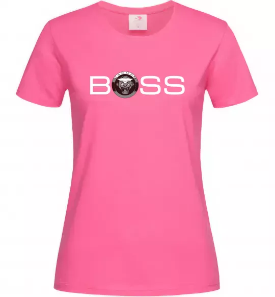 Жіноча футболка Jaguar Boss Яскраво-рожевий фото