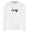 Світшот Jeep напис Білий фото